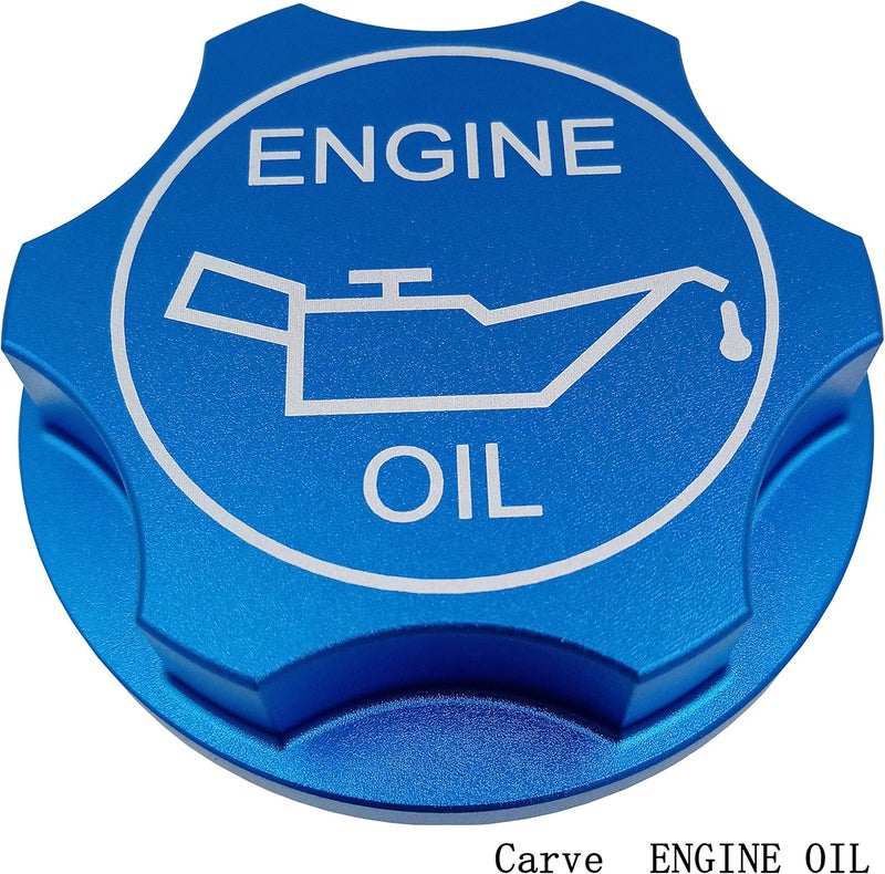 kweiny Engine Oil Filler Cap Aluminum Compatible with Ford Lincoln Mercury 1993-2010 Some Models - Image 3